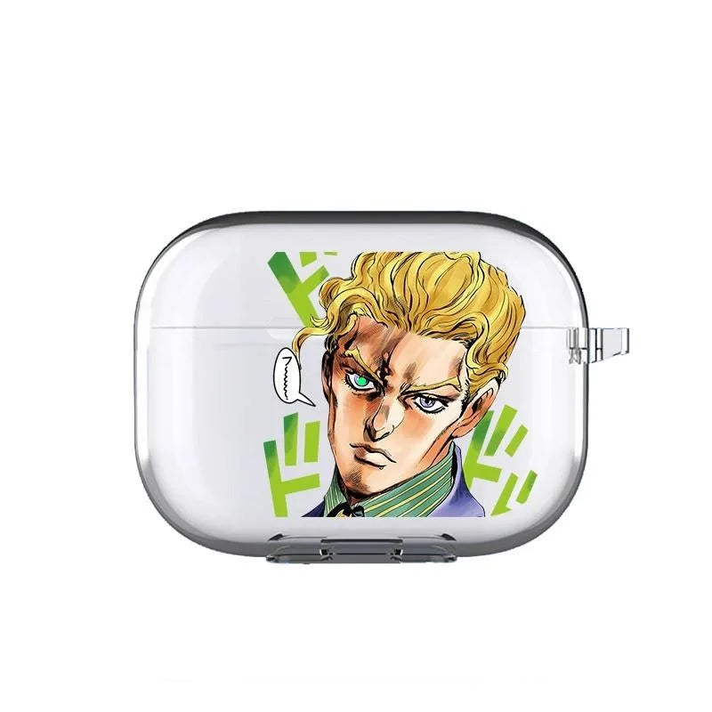 Cartoon Glowing Eyes Kaneki Ken Earphone Case for Airpods 1 2 4 Pro 3 2Nd Gen Pro2 Ulquiorra Cifer Jojo Protective Cases