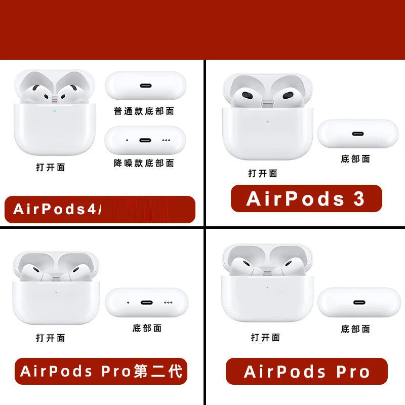 Luxury Comic Code Geass C.C.Cleartransparent Earphone Case for Airpods Pro 3 2025 Soft Clear Cover for Airpods 4 Shockproof Case