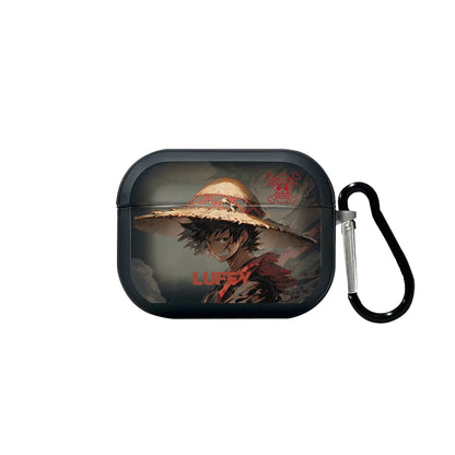 Anime  Luffy Zoro Toy Earphone Case for Airpods 1 2 3 Pro Pro2 4 Pro3 Shanks Bluetooth Headset Pendant Cover