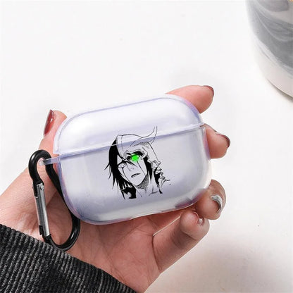 Cartoon Glowing Eyes Kaneki Ken Earphone Case for Airpods 1 2 4 Pro 3 2Nd Gen Pro2 Ulquiorra Cifer Jojo Protective Cases