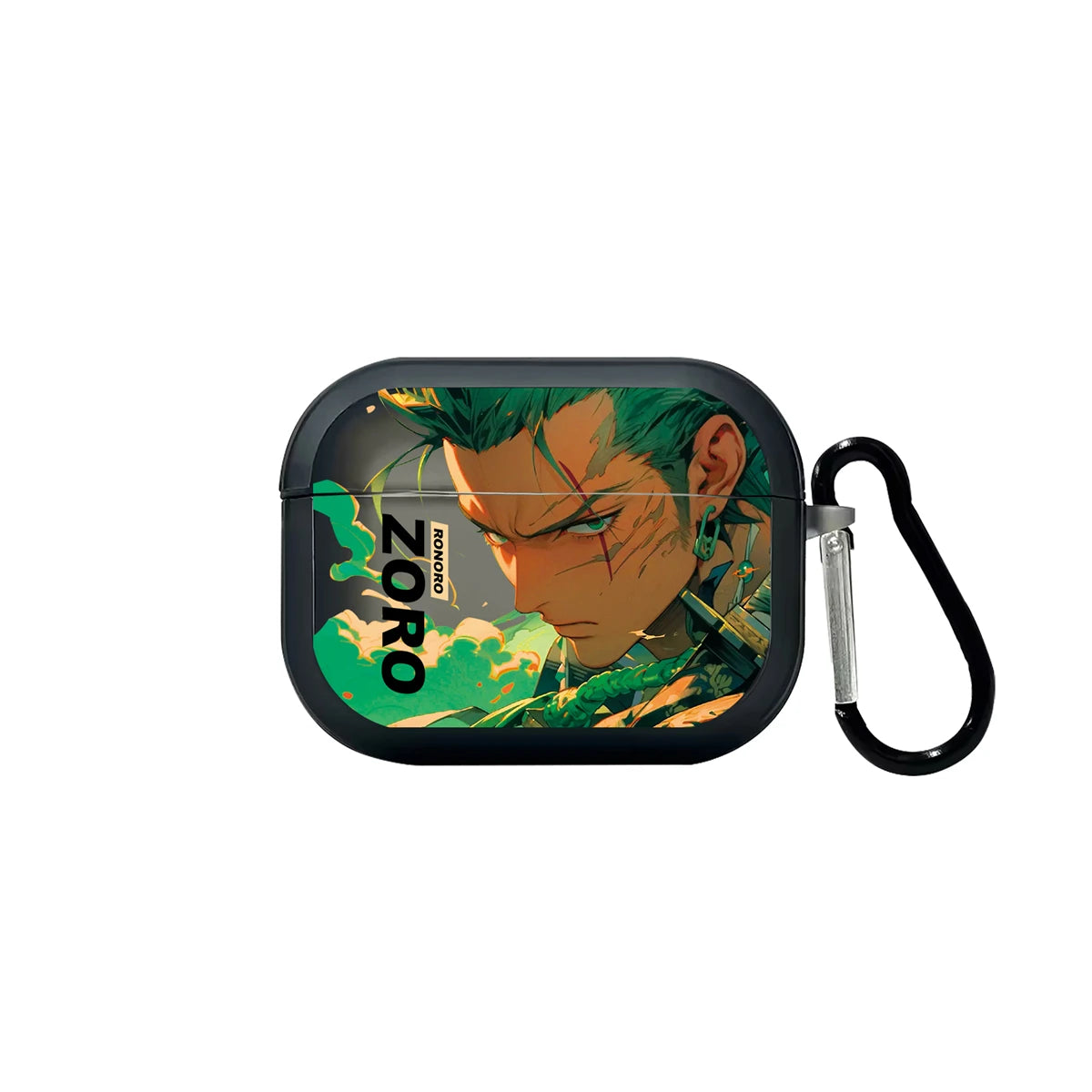 Anime  Luffy Zoro Toy Earphone Case for Airpods 1 2 3 Pro Pro2 4 Pro3 Shanks Bluetooth Headset Pendant Cover