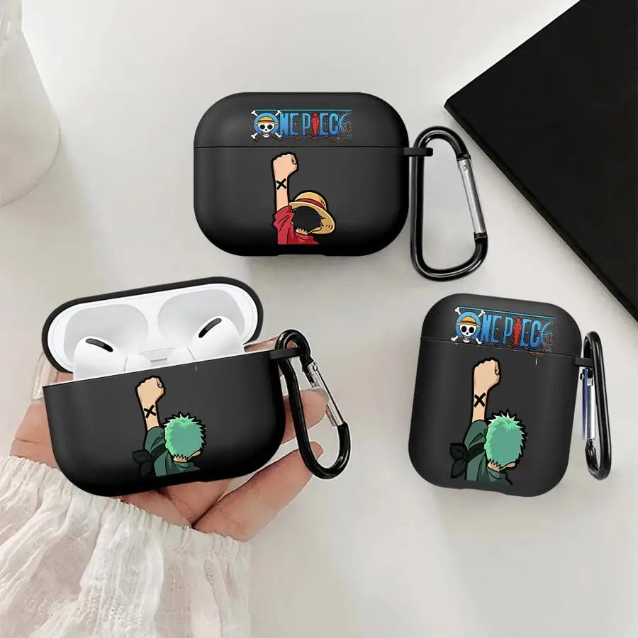 Case for Airpods Pro3 Pro2 1 2 4 3 Pro Earphone Cases Cover Ones P-Ieces Luffys