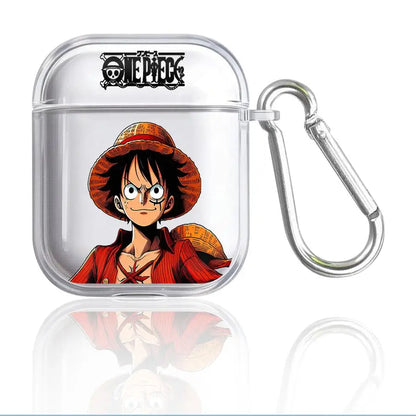 Clear Earphone Cases Cover Case for Airpods Pro3 3 1 4 2 Pro Pro2 Anime One P-Piece Luffy