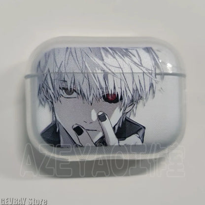 Anime Airpods Case for Apple Airpods 4 Shockproof Cover for Airpods 4 Pro Pro2 Transparent Earphone Cases Bags
