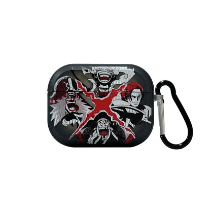 Anime  Luffy Gear 5 Toy Earphone Case for Airpods 1 2 3 Pro Pro2 4 Teach Buggy Shanks Bluetooth Headset Pendant Cover