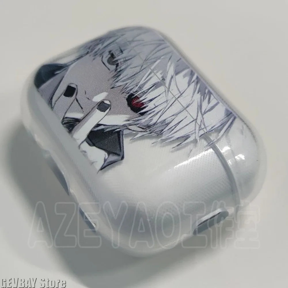 Anime Airpods Case for Apple Airpods 4 Shockproof Cover for Airpods 4 Pro Pro2 Transparent Earphone Cases Bags