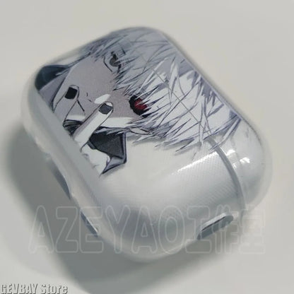 Anime Airpods Case for Apple Airpods 4 Shockproof Cover for Airpods 4 Pro Pro2 Transparent Earphone Cases Bags