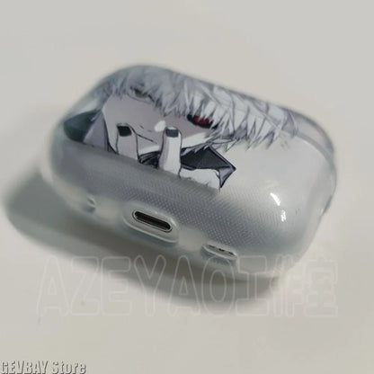 Anime Airpods Case for Apple Airpods 4 Shockproof Cover for Airpods 4 Pro Pro2 Transparent Earphone Cases Bags